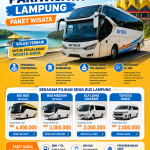 Bus pariwisata lampung terbaru